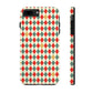 DIAMOND CHECKED CHRISTMAS COLORS-Tough Phone Cases