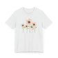 COURAGE TO CHANGE 5 FLOWERS-Unisex Jersey Short Sleeve Tee