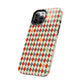 DIAMOND CHECKED CHRISTMAS COLORS-Tough Phone Cases