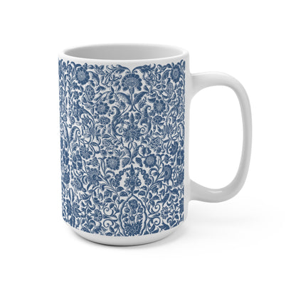 Mug 15oz Simple French Country Floral Design of elegance