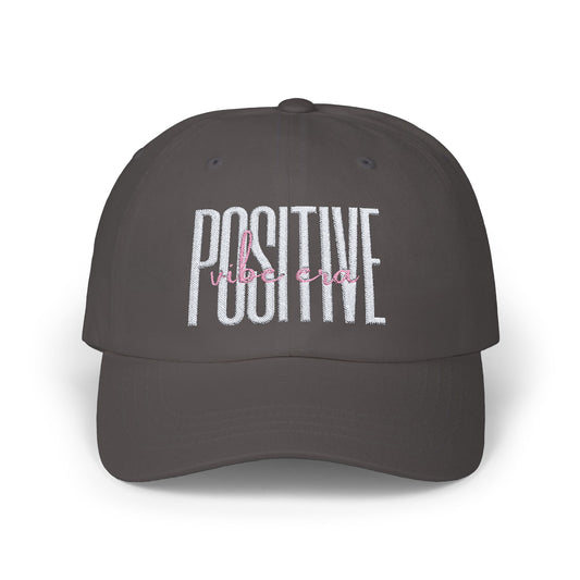 POSITIVE VIBE ERA-White Pink Classic Cap