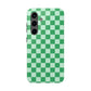 CHECKED GREEN-Tough Phone Cases