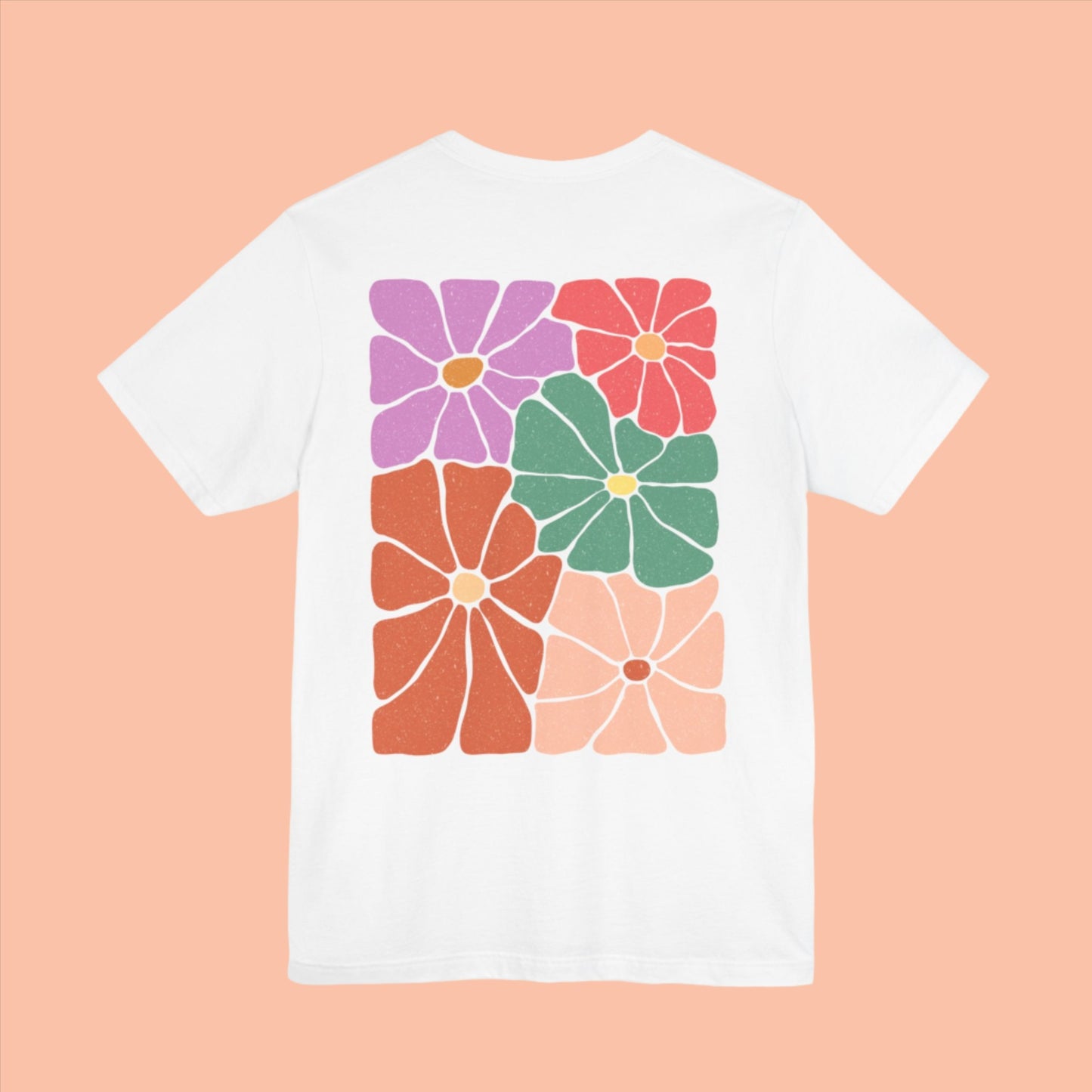 🌼BIG BOLD ABSTRACT FLOWERS TEE