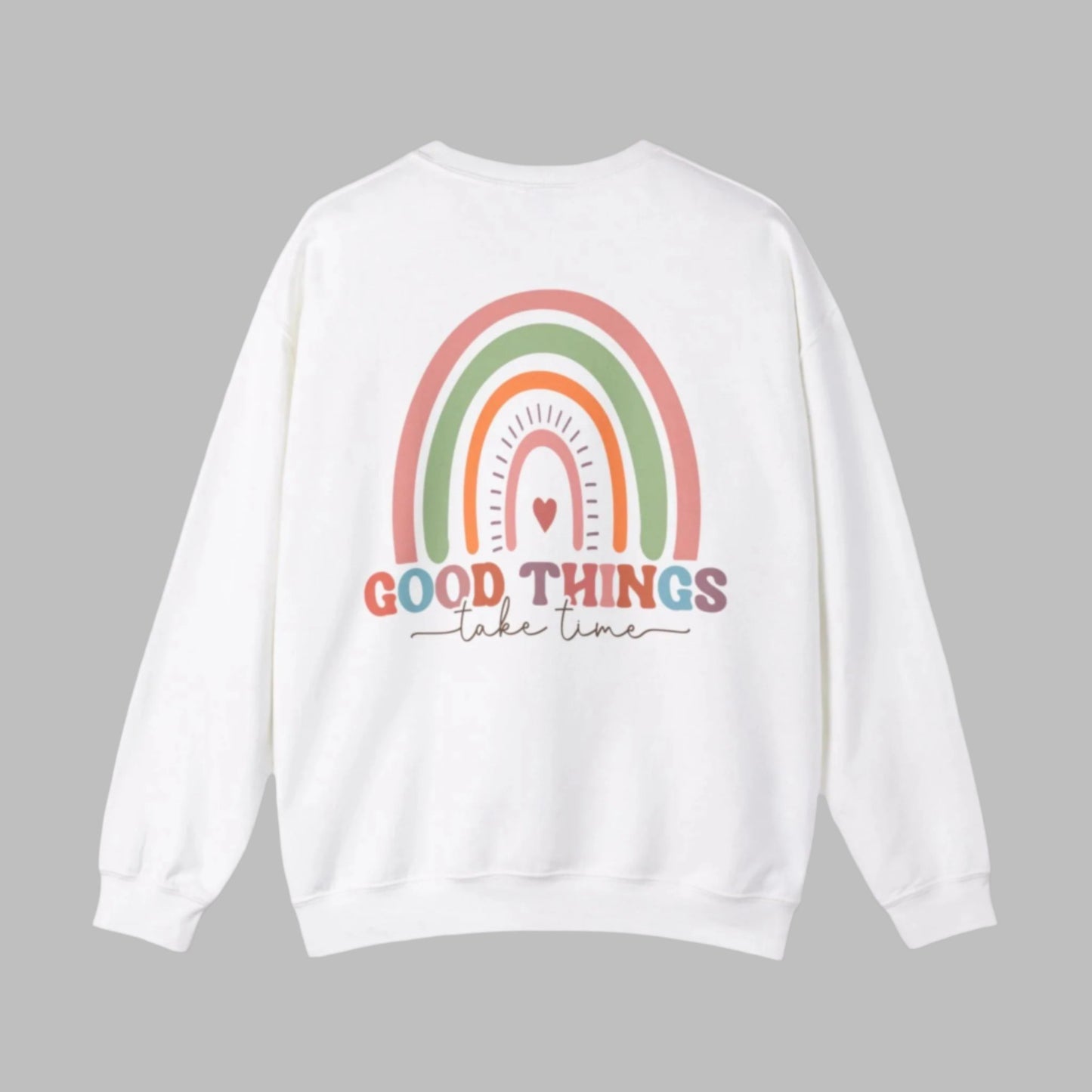 🌈GOOD THINGS TAKE TIME- Unisex Heavy Blend™  Sweatshirt