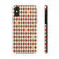 DIAMOND CHECKED CHRISTMAS COLORS-Tough Phone Cases