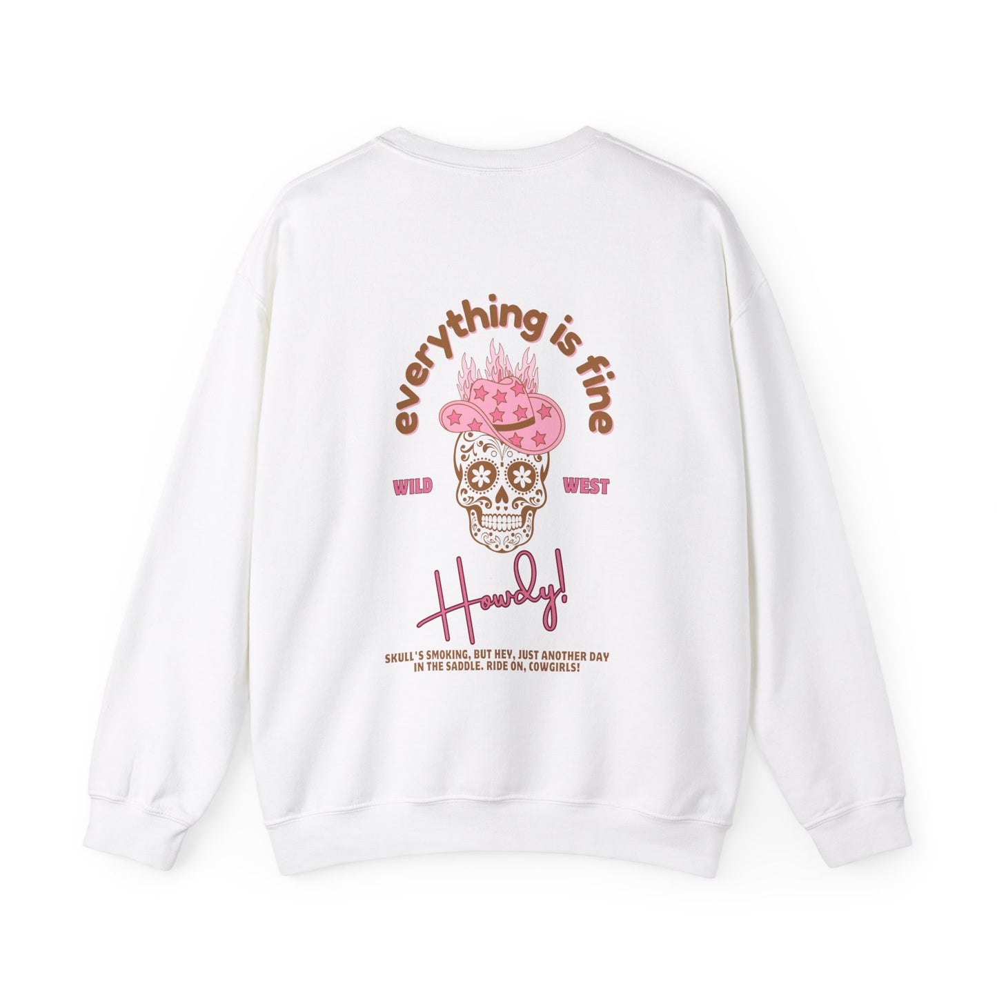 EVERYTHING IS FINE Unisex Heavy Blend™ Crewneck Sweatshirt