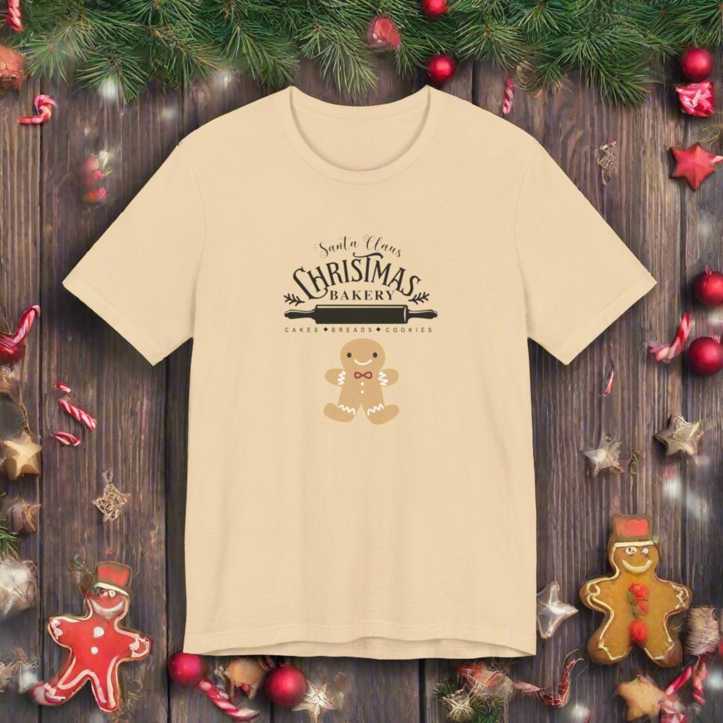 GINGERBREAD MAN BAKERY Unisex Tee