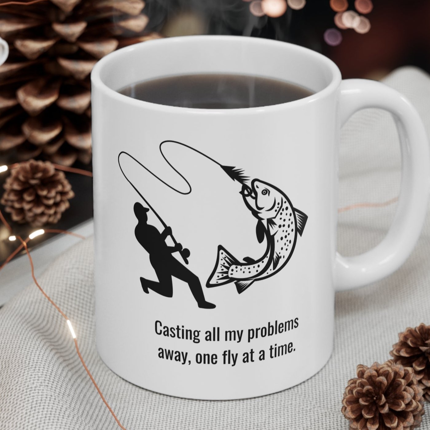 CASTING ALL MY PROBLEMS AWAY! Mug 11oz