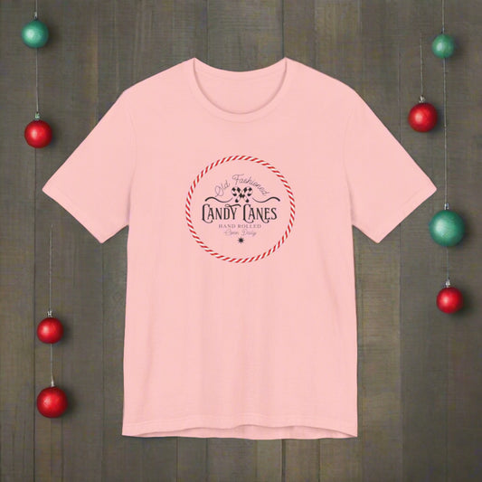 OLD FASHIONED CANDY CANES Unisex Tee