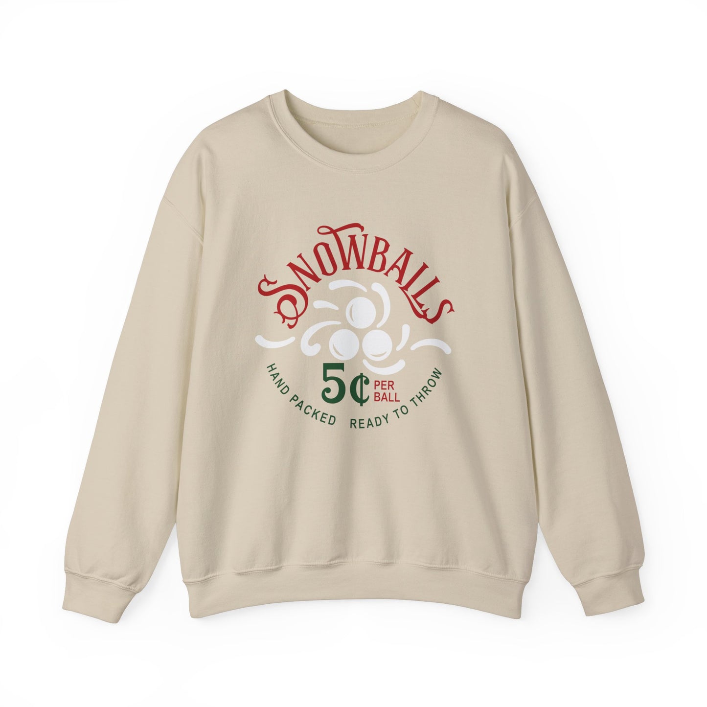 SNOWBALLS 5 CENTS-Unisex Heavy Blend™ Crewneck Sweatshirt