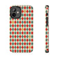 DIAMOND CHECKED CHRISTMAS COLORS-Tough Phone Cases