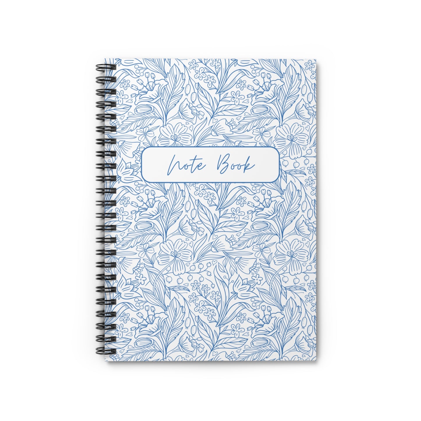 Floral Spiral Notebook - Ruled Line