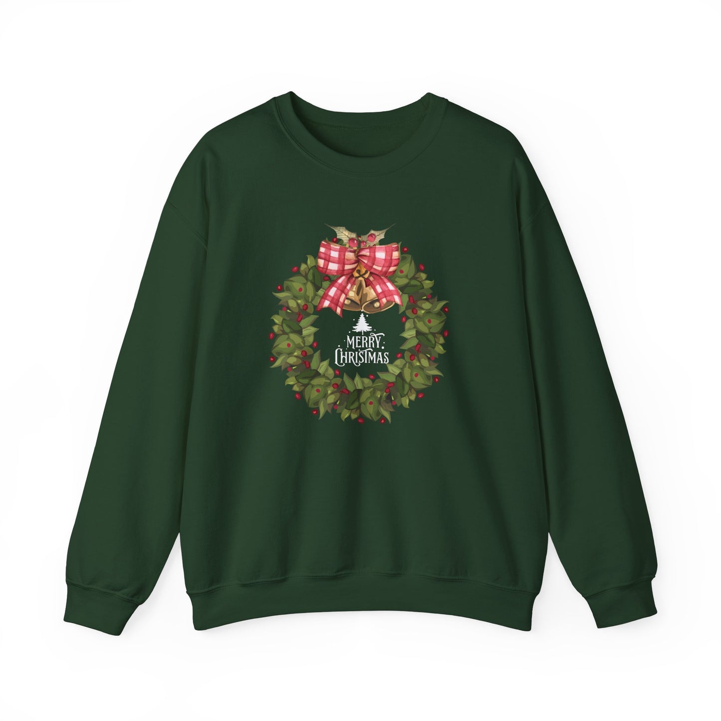 CHRISTMAS WREATH-Unisex Heavy Blend™ Crewneck Sweatshirt