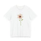 COURAGE TO CHANGE FLOWER-Unisex Jersey Short Sleeve Tee