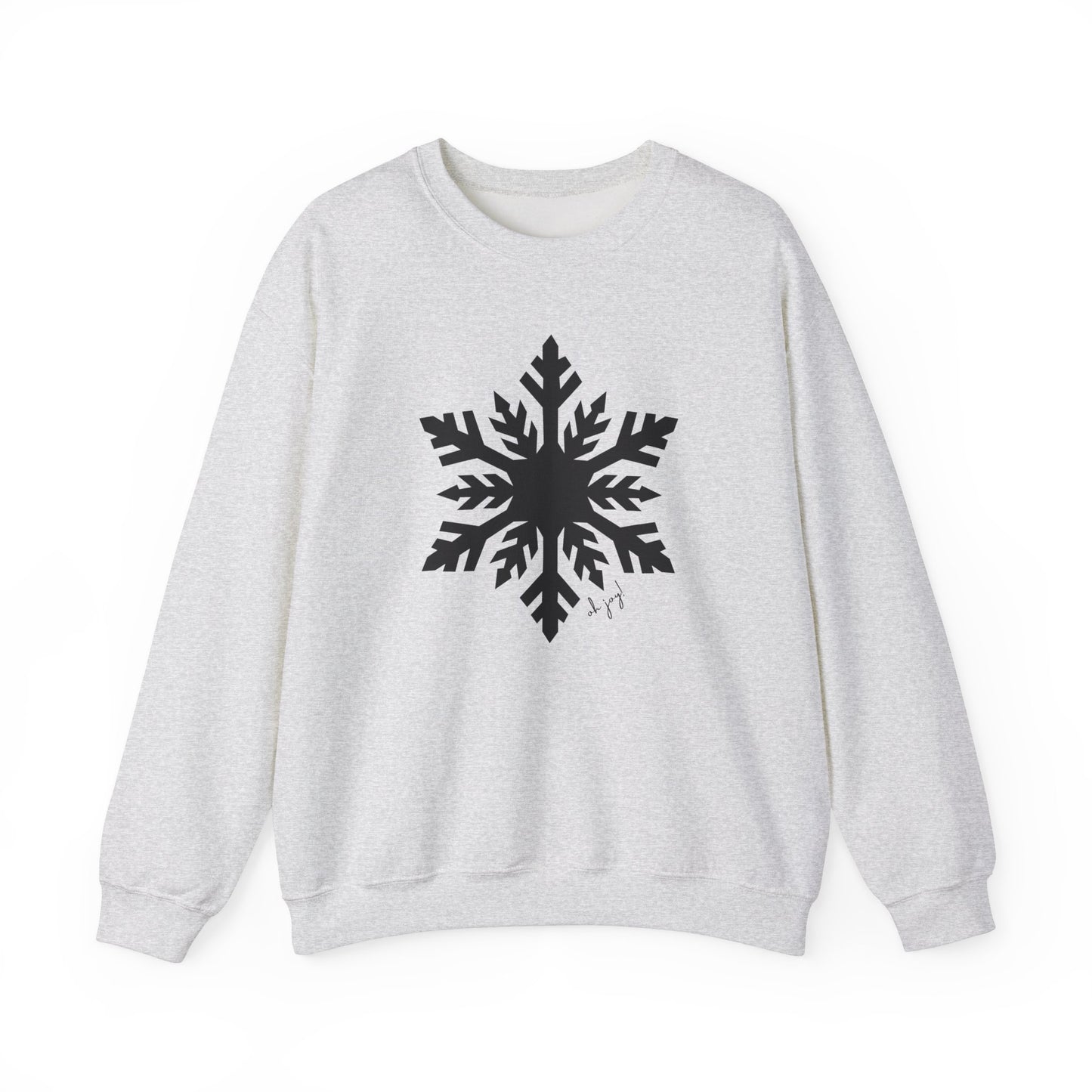 BOLD SNOWFLAKE-Unisex Heavy Blend™ Crewneck Sweatshirt