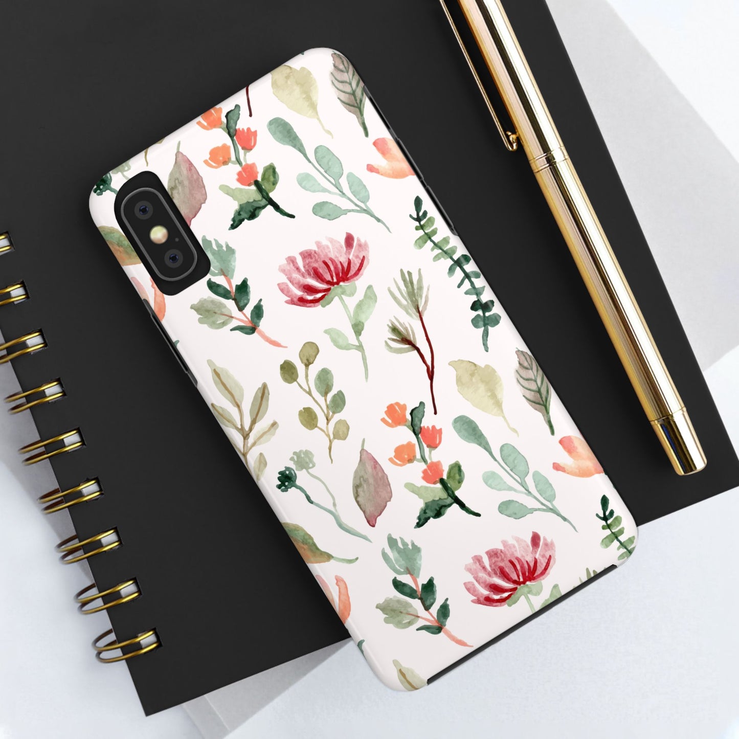 WATERCOLOR FLORAL-Tough Phone Cases