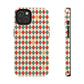 DIAMOND CHECKED CHRISTMAS COLORS-Tough Phone Cases