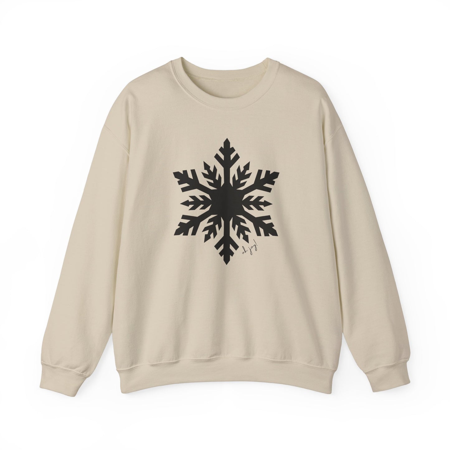 BOLD SNOWFLAKE-Unisex Heavy Blend™ Crewneck Sweatshirt