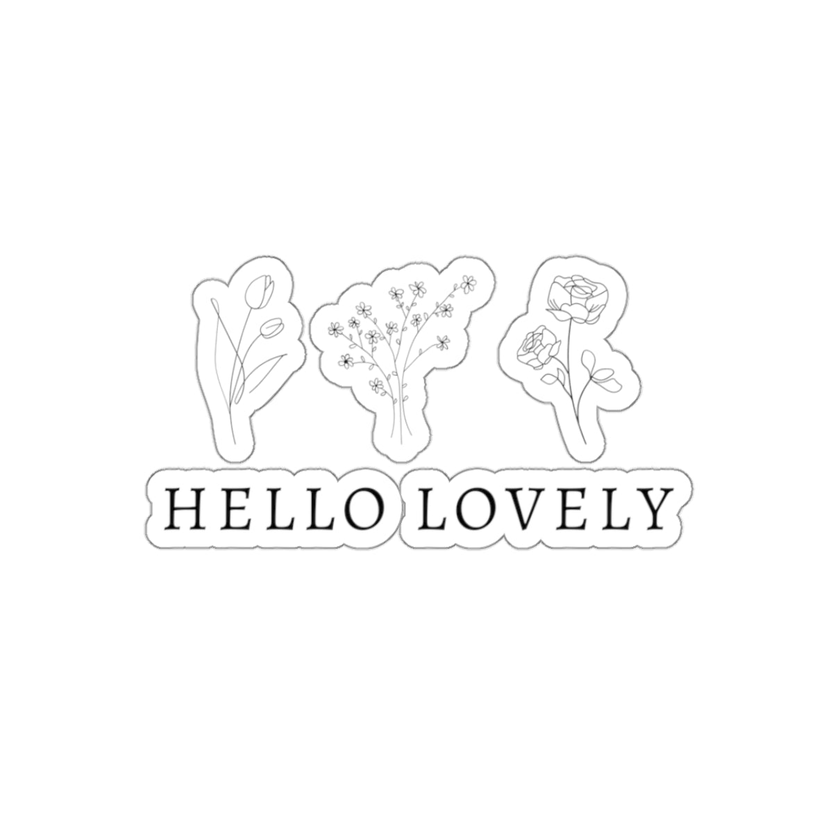 🌿Hello Lovely Sticker🌿