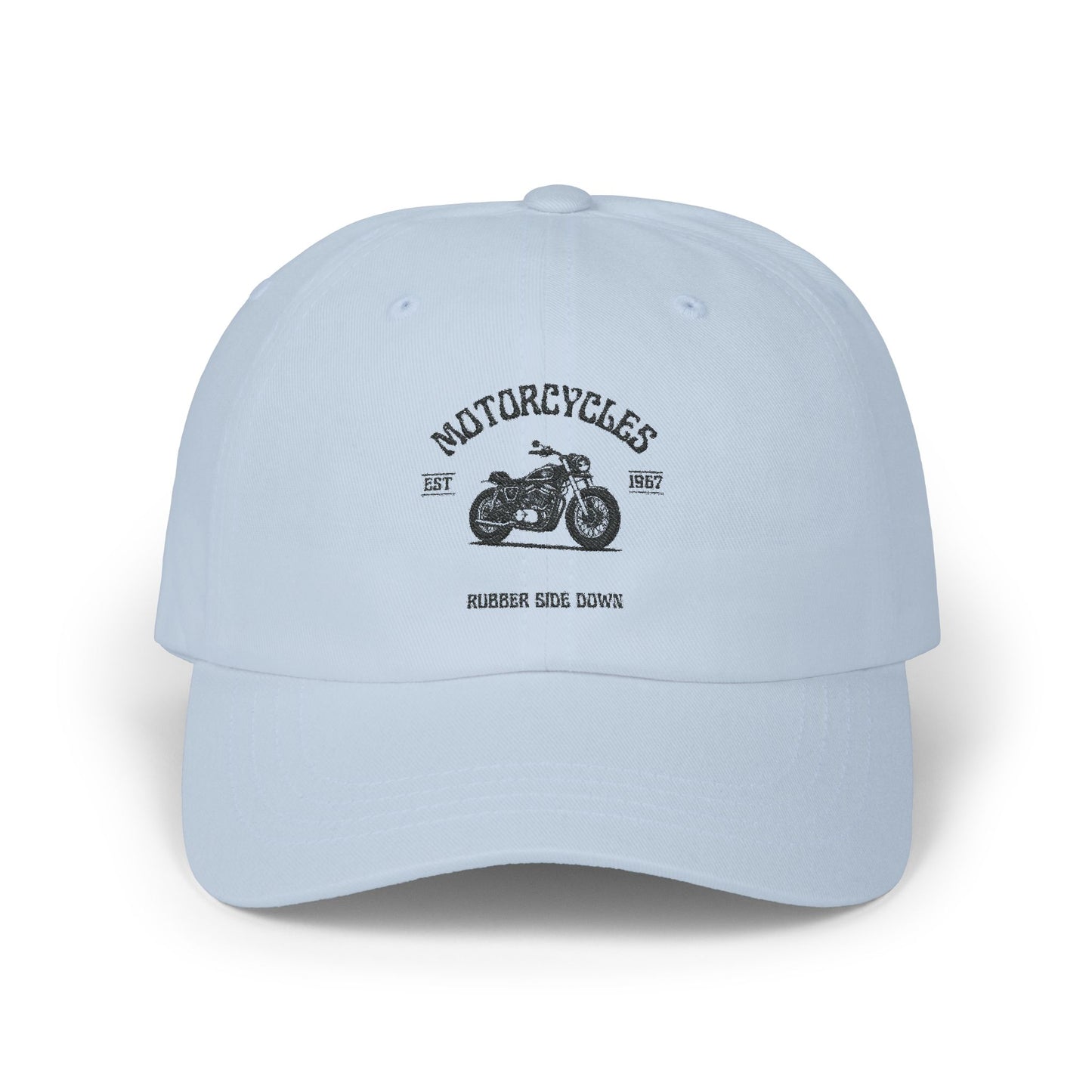 MOTORCYCLES RUBBER SIDE DOWN-Classic Dad Cap