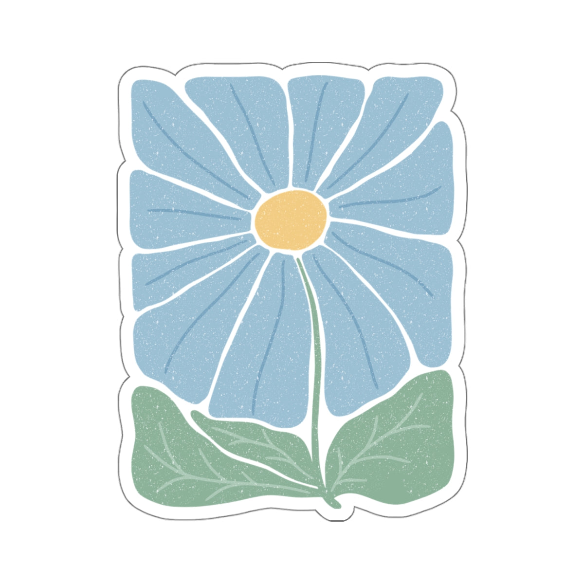 BIG BLUE FLOWER Sticker