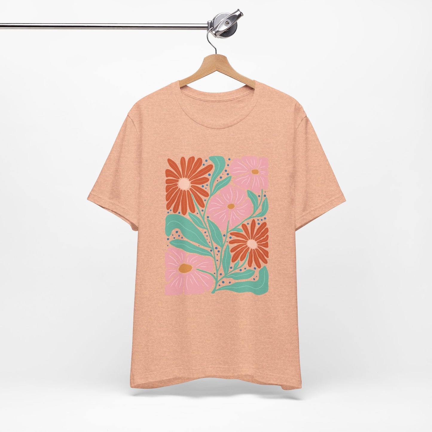 BOLD ABSTRACT FLORAL Unisex Tee