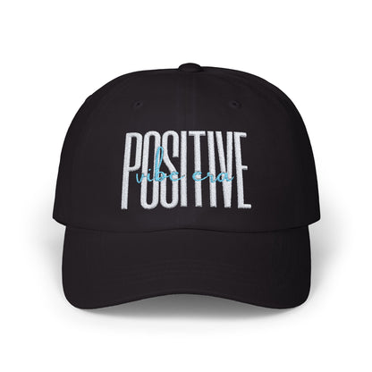 POSITIVE VIBE ERA - White Blue Classic Dad Cap