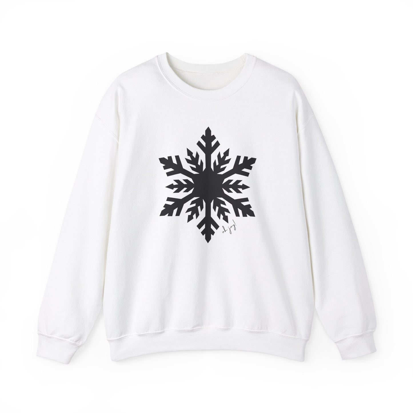 BOLD SNOWFLAKE-Unisex Heavy Blend™ Crewneck Sweatshirt