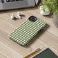 GREEN CHECKED-Tough Phone Cases