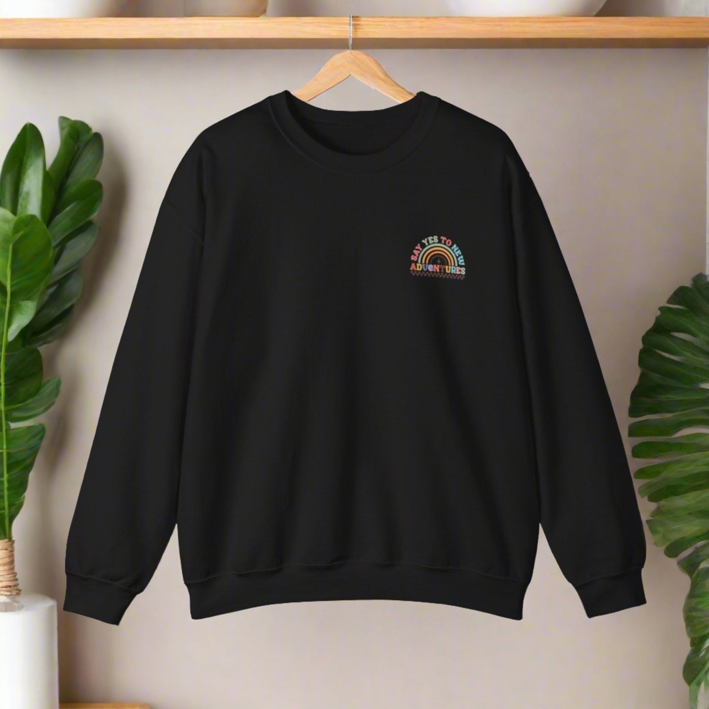 🌄SAY YES TO NEW ADVENTURES Unisex Heavy Blend™ Crewneck Sweatshirt