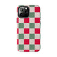 CHECKED RED GREEN-TOUGH PHONE CASES