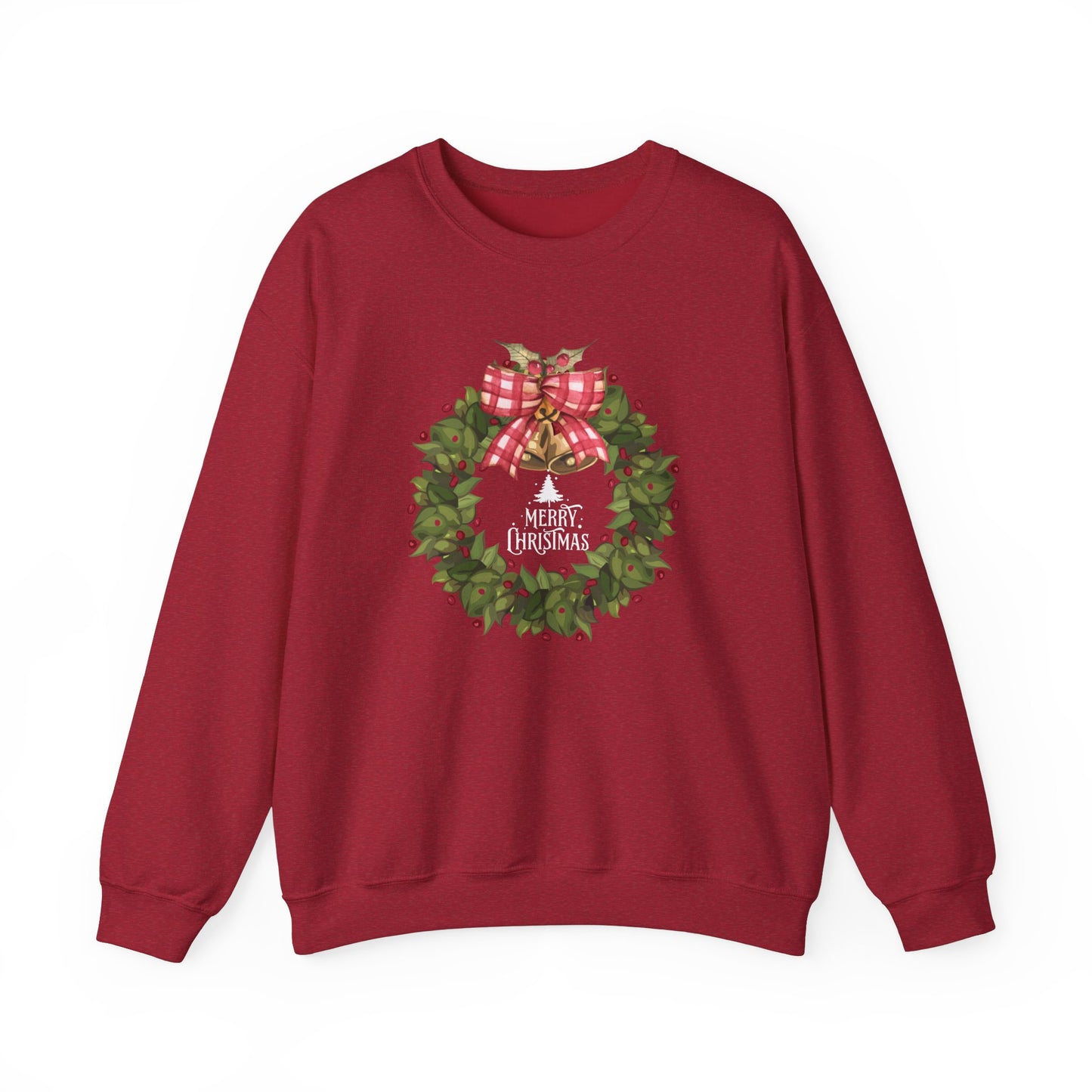 CHRISTMAS WREATH-Unisex Heavy Blend™ Crewneck Sweatshirt