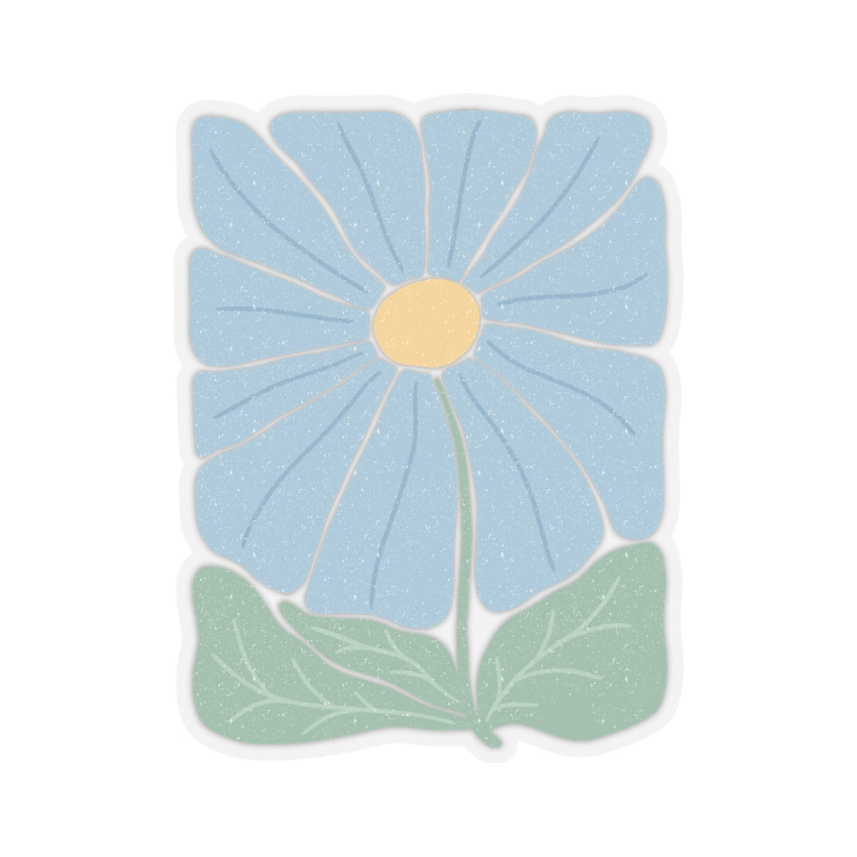 BIG BLUE FLOWER Sticker