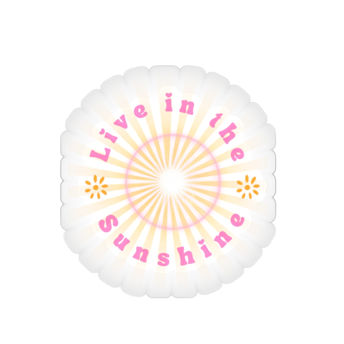 🌸😊 Live in the Sunshine Sticker🌸😊