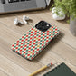 DIAMOND CHECKED CHRISTMAS COLORS-Tough Phone Cases