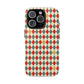 DIAMOND CHECKED CHRISTMAS COLORS-Tough Phone Cases