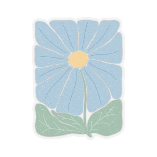 BIG BLUE FLOWER Sticker