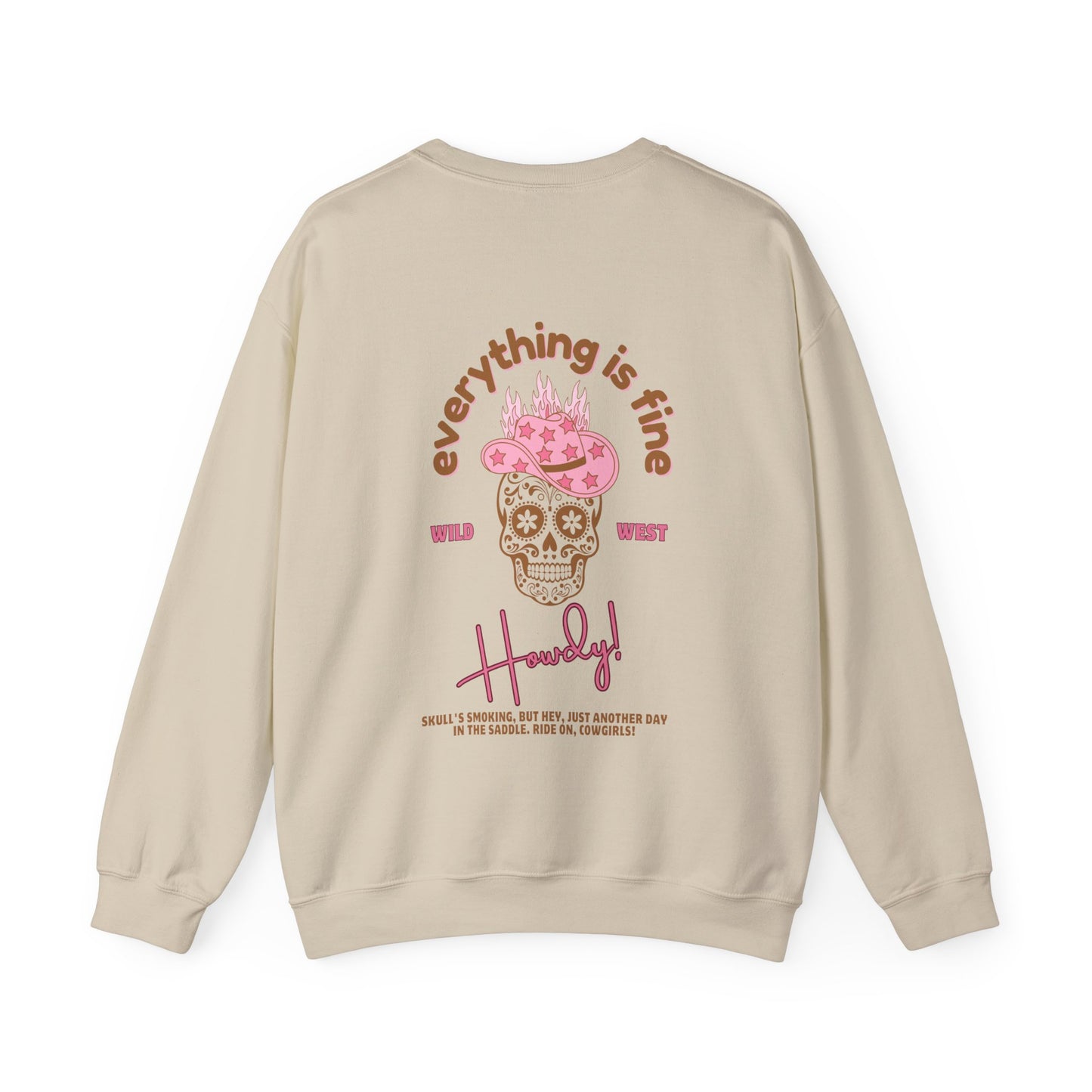 EVERYTHING IS FINE Unisex Heavy Blend™ Crewneck Sweatshirt