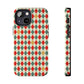 DIAMOND CHECKED CHRISTMAS COLORS-Tough Phone Cases