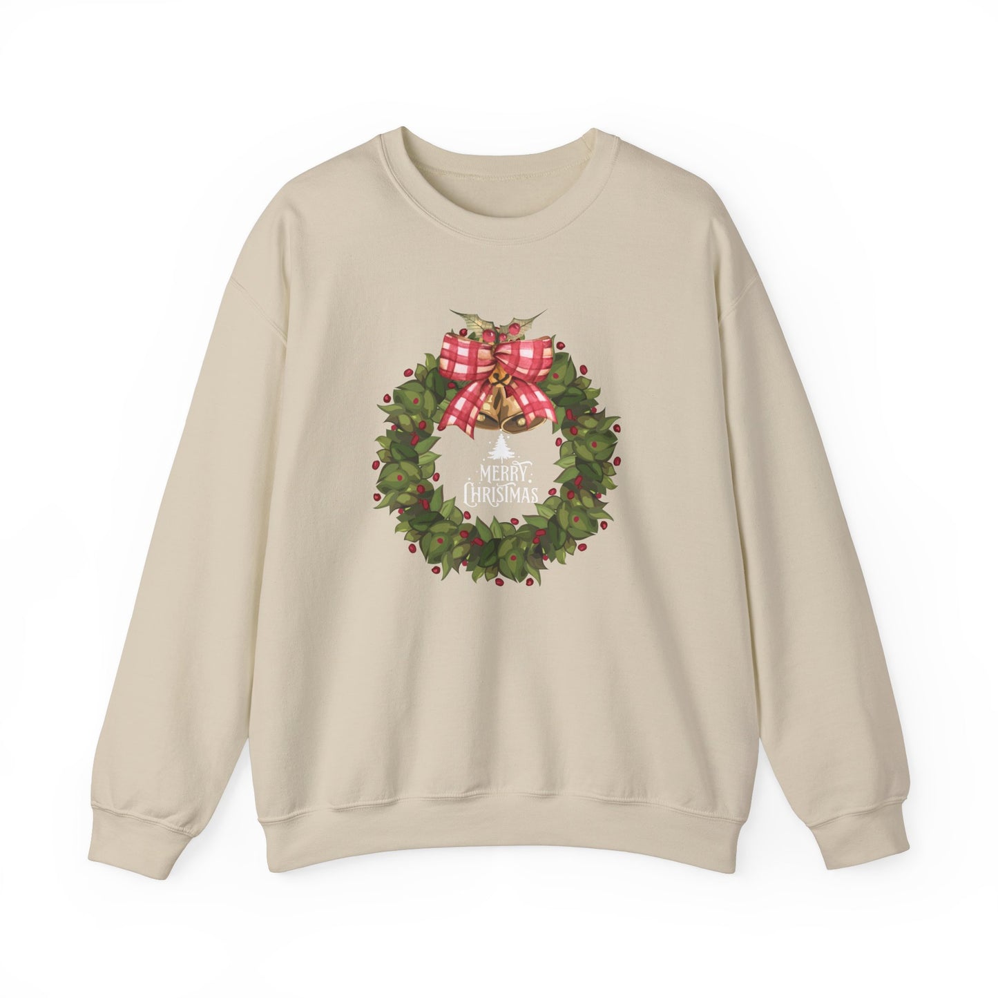 CHRISTMAS WREATH-Unisex Heavy Blend™ Crewneck Sweatshirt