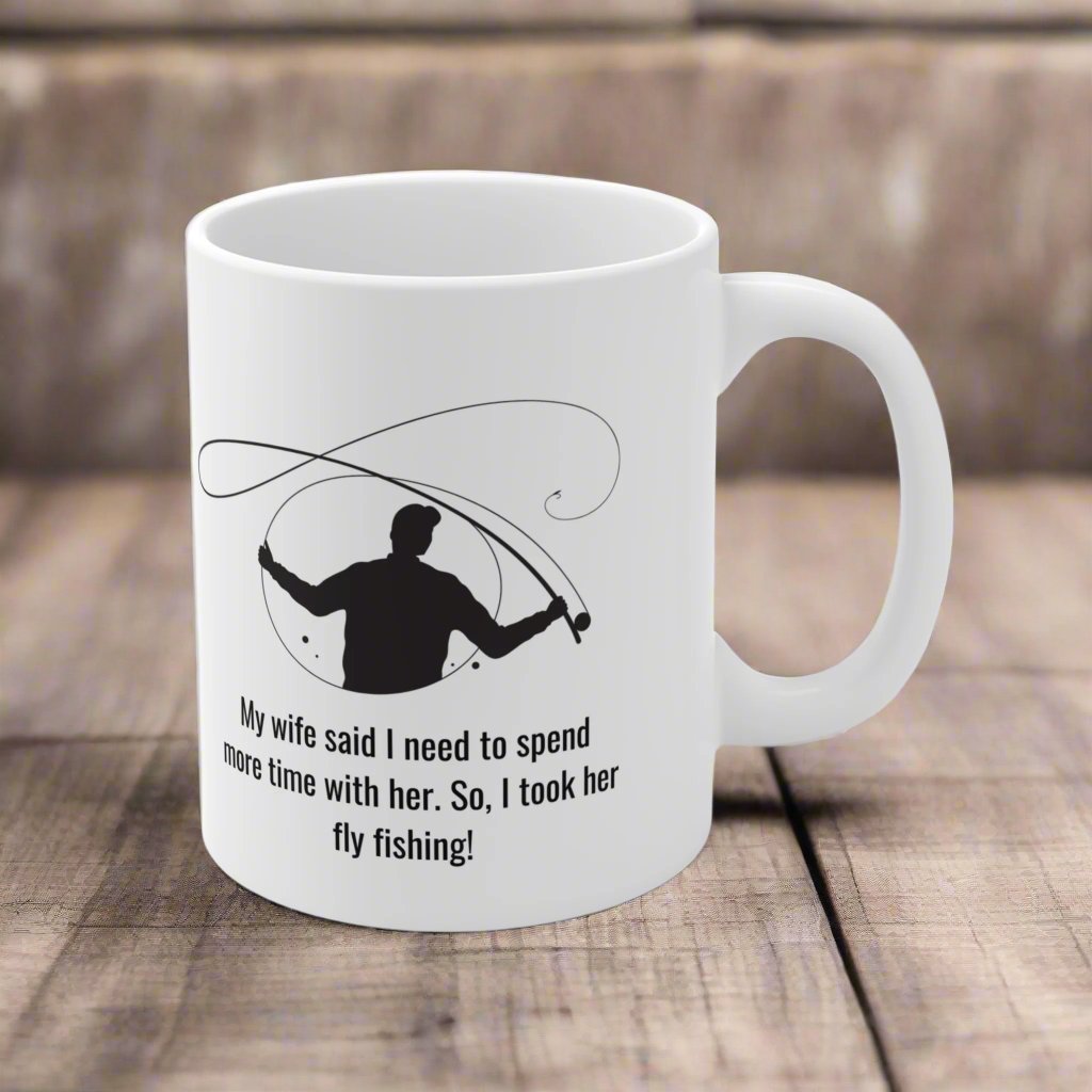 For the Fly Fisherman Mug 11oz