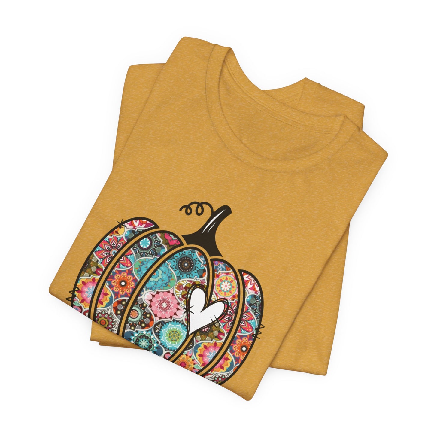 HELLO FALL COLORFUL PUMPKIN Unisex Tee