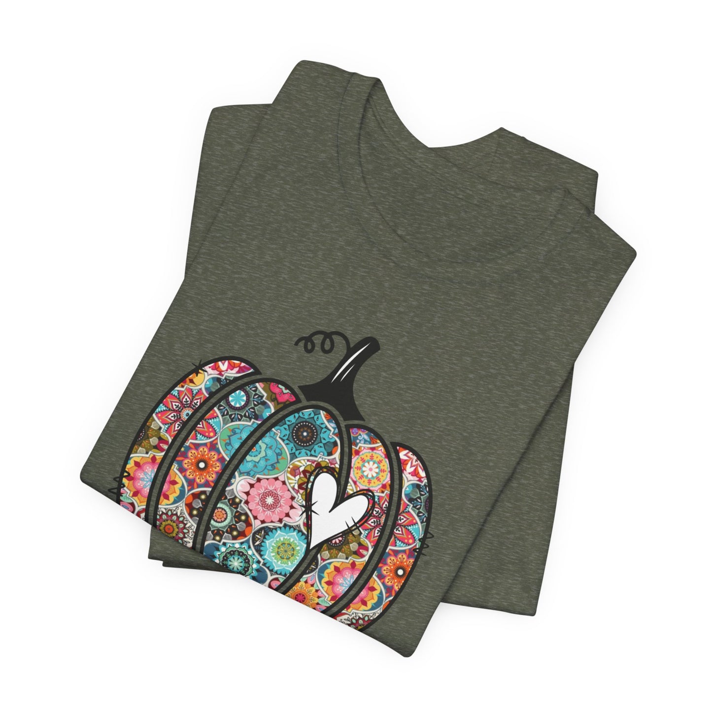 HELLO FALL COLORFUL PUMPKIN Unisex Tee