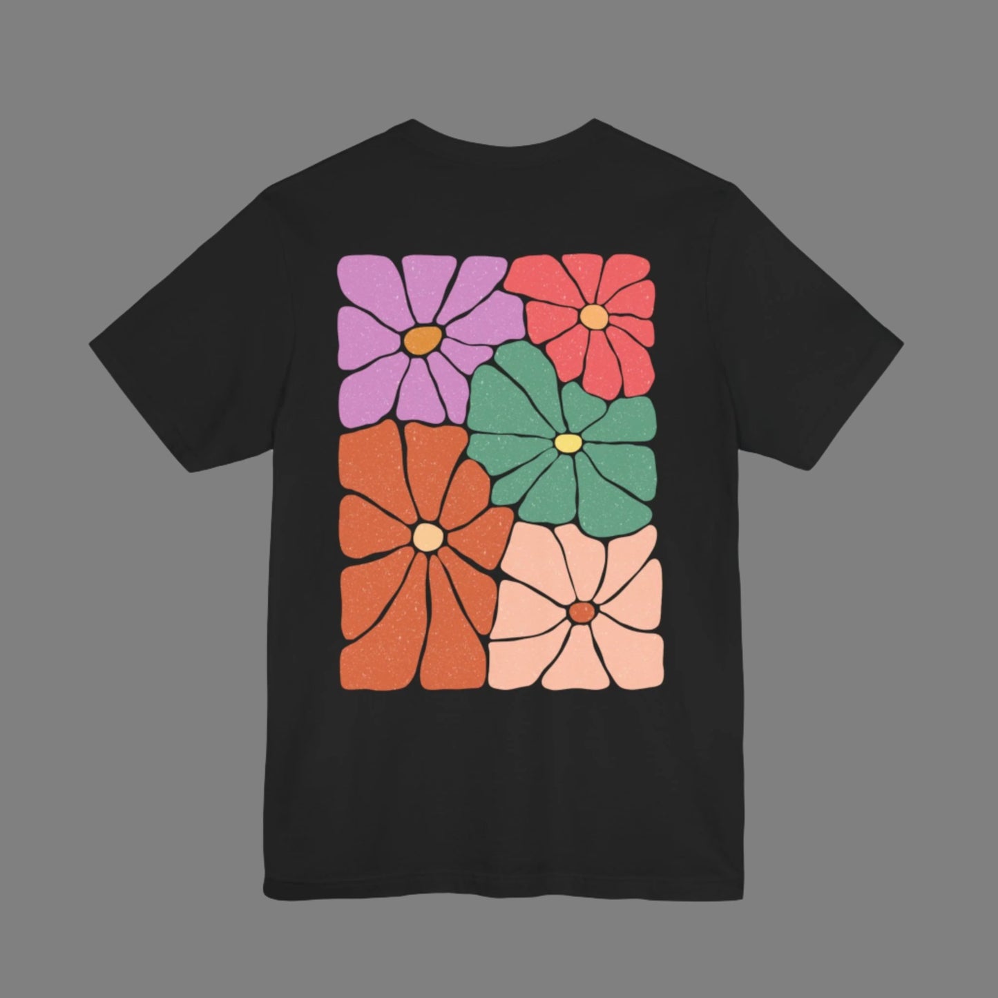 🌼BIG BOLD ABSTRACT FLOWERS TEE