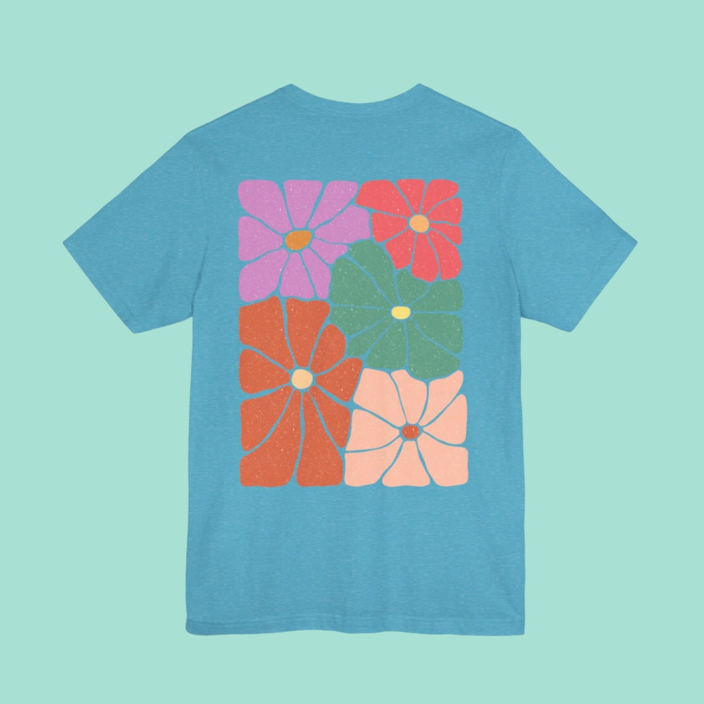 🌼BIG BOLD ABSTRACT FLOWERS TEE