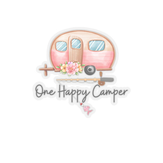 🌸🏕️ One Happy Camper Sticker! 🏕️🌸