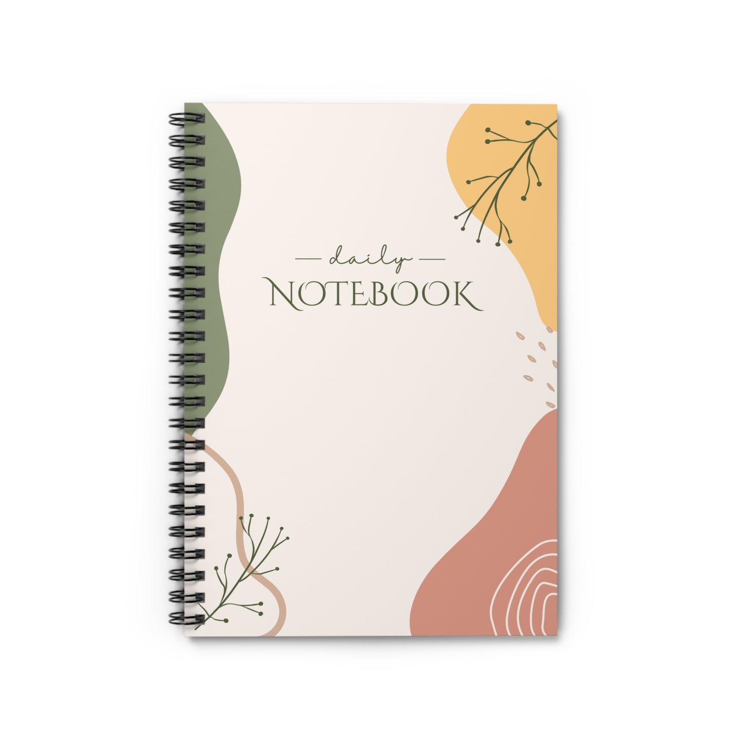 Elegant Spiral Notebook - Ruled Line