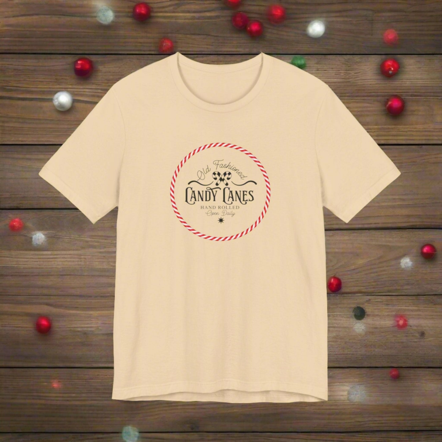 OLD FASHIONED CANDY CANES Unisex Tee