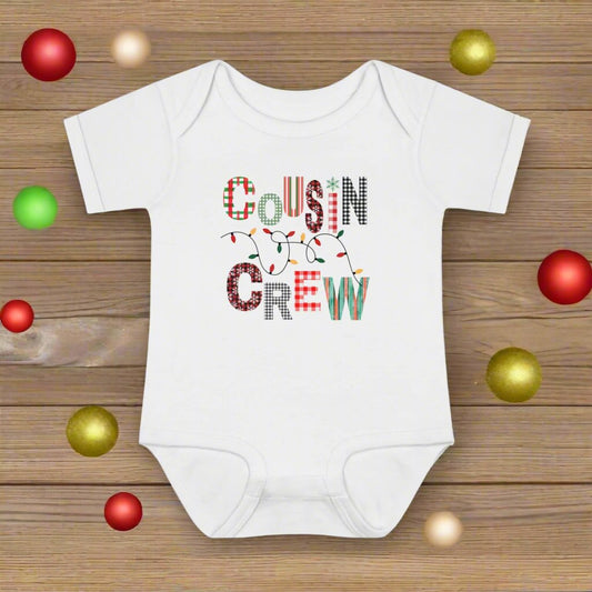 🎄COUSIN CREW CHIRSTMAS Infant Baby Rib Bodysuit