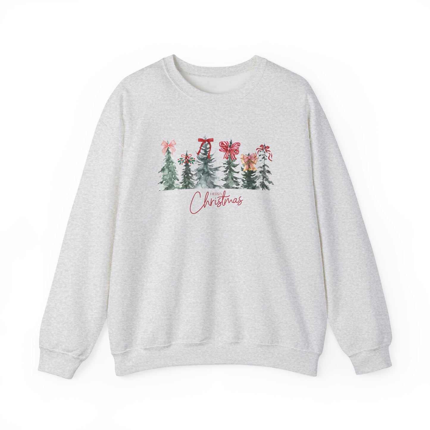 CHRISTMAS TREES & BOWS-Unisex Heavy Blend™ Crewneck Sweatshirt